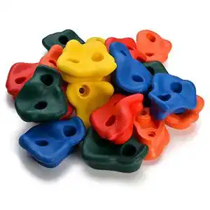 Klettergriffe WADEO Klettersteine Kinder Set 20 Stück Klettersteine