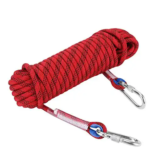 Kletterseil Garsent 12mm mit Karabiner Sicherheitsseil Dauerhaft
