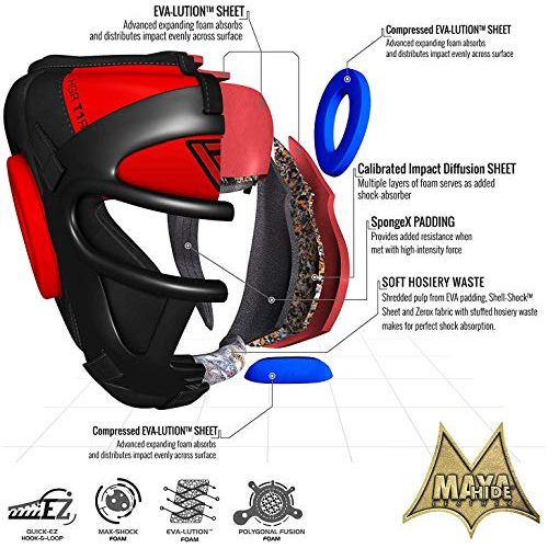 Kopfschutz zum Boxen RDX MMA Kopfschutz Boxen Boxhelm