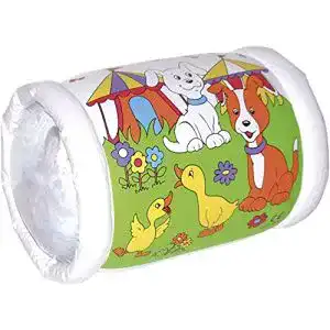 Krabbelrolle Bieco mit drei Rasselbällen ca. 45×38 cm Krabbel Hilfen