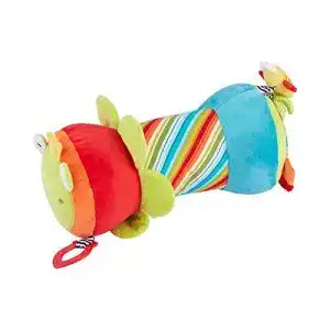 Krabbelrolle solini Froschkönig – Stoff-Rolle bunt