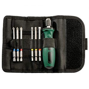 Long bits Metabo 626723000 SP bit roll-up case, 7 pieces