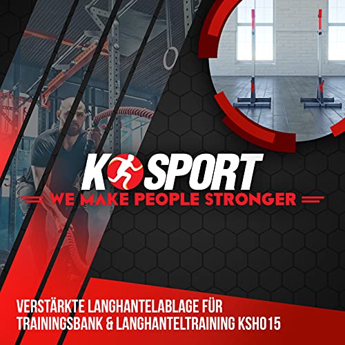 Langhantelständer K-Sport : Verstärkte Langhantelablage bis 250 kg