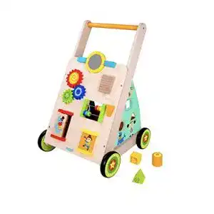 Lauflernwagen RB&G aus Holz mit Gummibereifung laufwagen