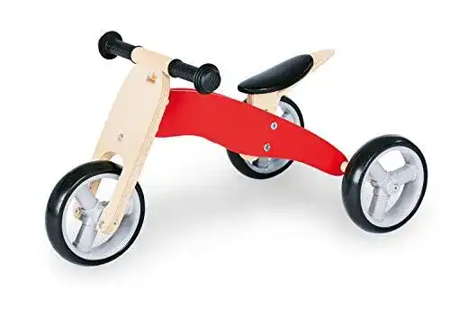 Laufrad (Holz) Pinolino Mini-Laufdreirad Charlie, aus Holz, 4-fach