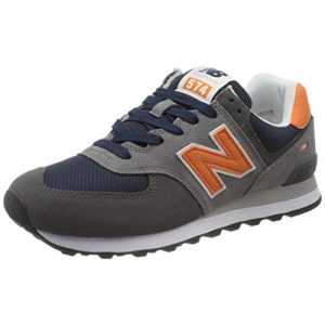 Running Shoes New Balance Men's 574v2 Sneaker, Gray, 40.5 EU