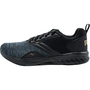 Running Shoes PUMA Unisex NRGY Comet Running Shoe, Black, 40.5 EU