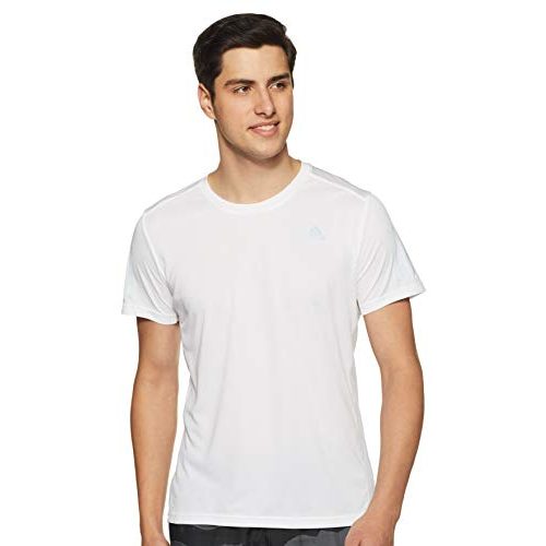 Laufshirt adidas Herren OWN The Run Tee T-Shirt, White/Reflective
