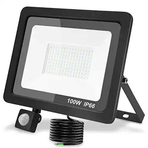 LED-Strahler mit Bewegungsmelder RISEMART 100W Led Strahler