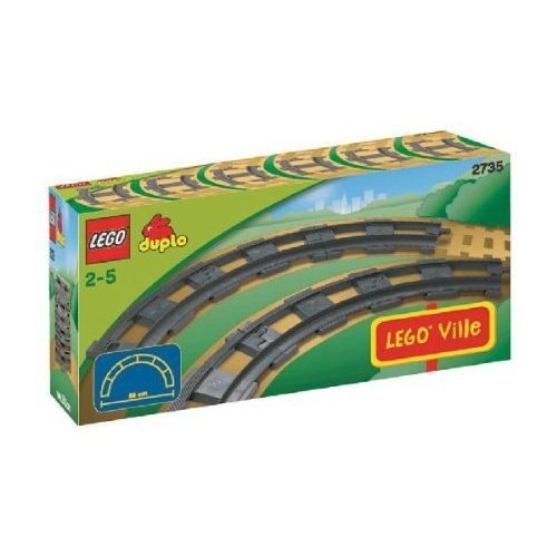Lego Duplo Eisenbahn LEGO Duplo Eisenbahn 2735 – 6 gebogene