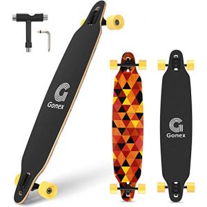 Longboard Gonex 42″ Skateboard Komplettes Skateboard 9-lagiger