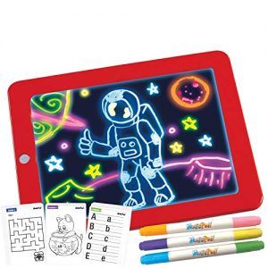 Magic-Pad Mediashop Magic Pad – Zaubertafel mit 6 Neonfarben