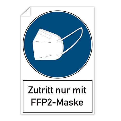 Die beste maskenpflicht aufkleber ffp2 stempel fabrik hinweis zutritt Bestsleller kaufen