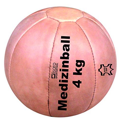 Medizinball Lisaro Medizin-Ball aus Echt-Leder (2-KG)