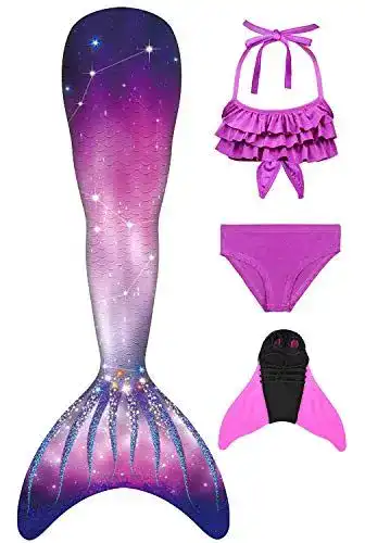 Meerjungfrau-Flosse Kinder Decool 2019 Neu Mädchen Cosplay