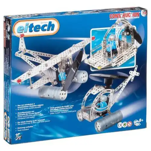 Die beste Metallbaukasten Eitech 00074 Helikopter mit solarbetriebenem 2026 Test Bestseller Metallbaukasten Eitech 00074 Helikopter mit solarbetriebenem