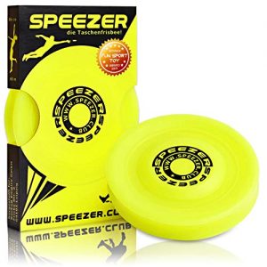 Mini-Frisbee SPEEZER ® Mini Frisbee – die neon gelbe Wurfscheibe