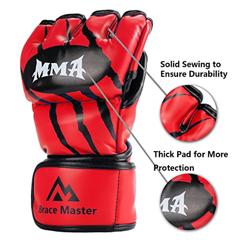 MMA-Handschuhe Brace Master MMA Handschuhe UFC Leather