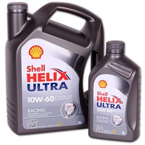 Motoröl 10w60 Shell 10W-60 Helix Ultra Racing – 10W60 5 +1 Liter