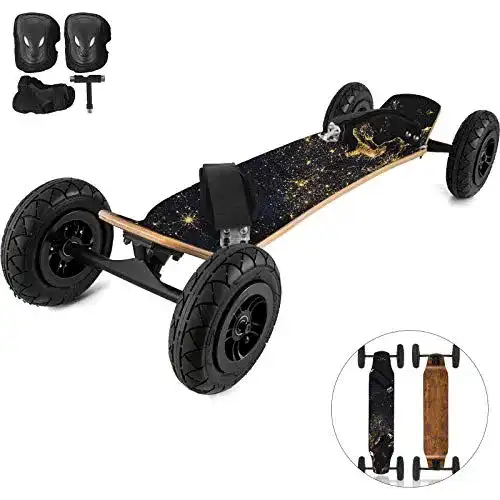 Mountainboard VEVOR Erde Skateboard 94×24 cm, Longboard 7,8