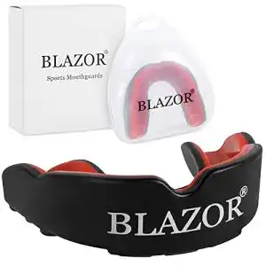 Mundschutz Boxen BLAZOR Mundschutz Schwarz, Sport Zahnschutz