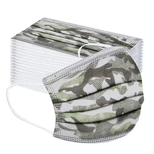 Mundschutz Camouflage AmyGline 50 Stück Kinder-Mundschutz