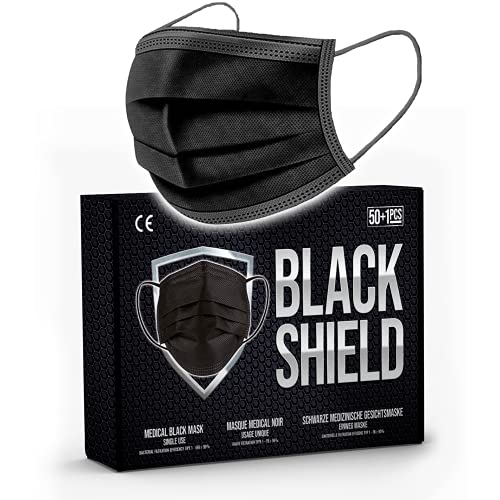 Die beste mundschutz schwarz black shield ce zertifiziert schwarz 50 stueck Bestsleller kaufen