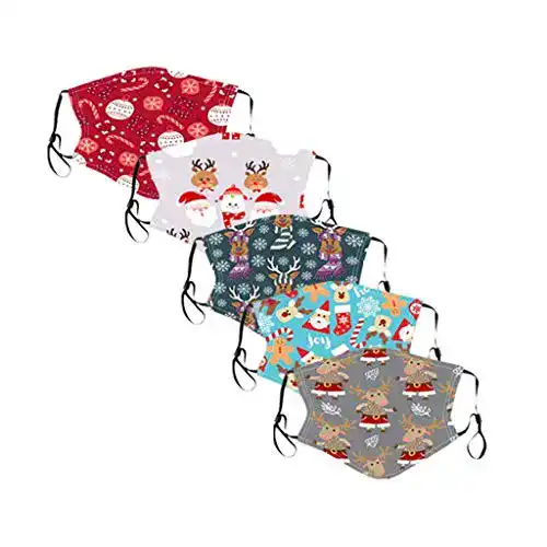 Mundschutz Weihnachten LULUPU Lulupi 5 Stück Kinder