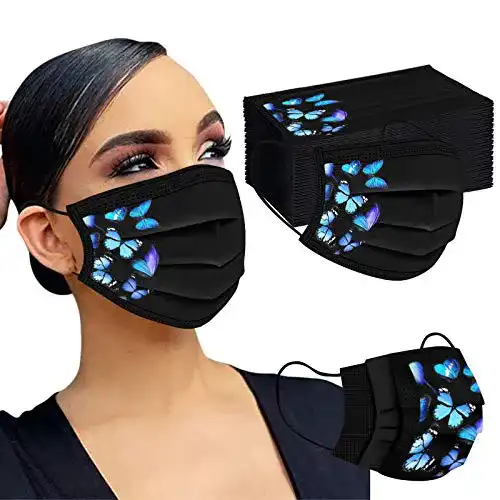Mundschutz Weihnachten Snakell 50 Stück Bandana Blume