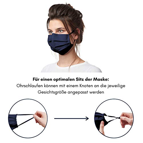 Mundschutzmaske für Brillenträger Bahidora Stoff Mund Nasen