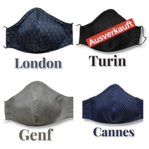 Mundschutzmaske für Brillenträger Twinwin Berlin Business Herren