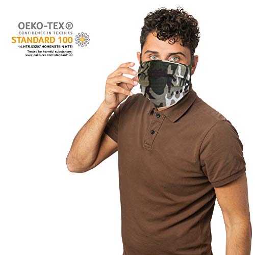 Mundschutzmaske L Facetex 2er-Pack Mundschutz Maske waschbar