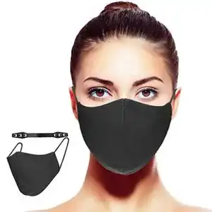 Mundschutzmaske M Crom Cr2 Masken schwarz Mundschutz Stoff