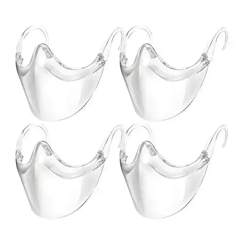 Mundschutzmaske transparent Waselia Transparente Offene