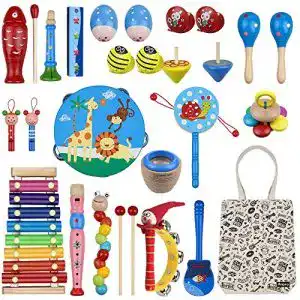 Musikinstrumente Kinder Anpro 27 Stück Musikinstrumente Set