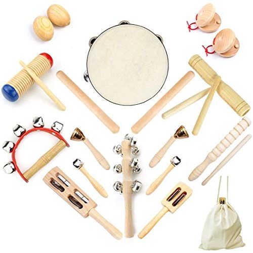 Musikinstrumente Kinder Ulifeme 23 Stück Musikinstrumente Set