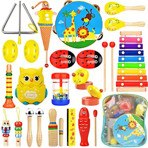 Musikinstrumente Kinder Wesimplelife Musikinstrumente Set