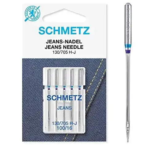 Nähmaschinennadel SCHMETZ n | 5 Jeans-Nadeln | 130/705 H-J