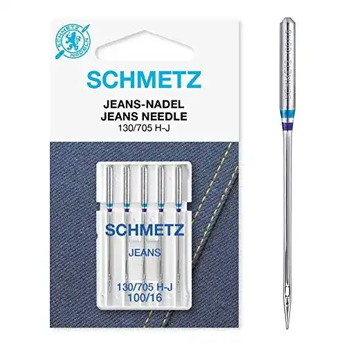 Nähmaschinennadel SCHMETZ n | 5 Jeans-Nadeln | 130/705 H-J