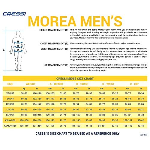 Neoprenanzug Cressi Morea Herren – 3mm alle Wassersportarten