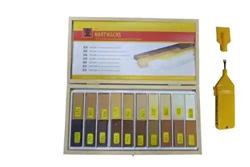 Parkett-Reparaturset König 20 Stck. Hartwachs mit Schmelzer