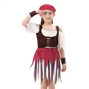 Piratenkostüm Kinder IKALI Pirat kostüm für Kinder Mädchen