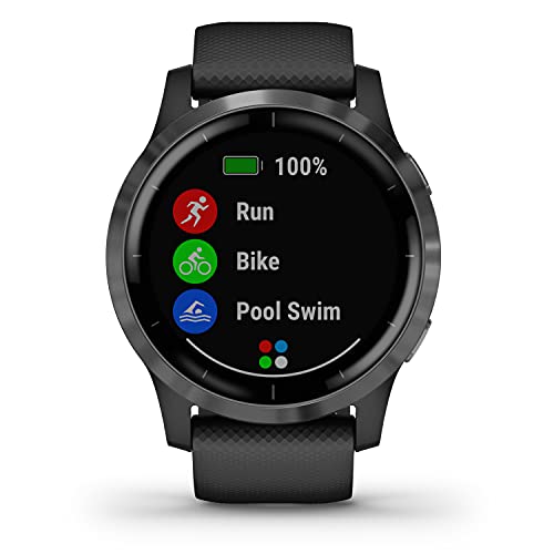 Pulsuhr Garmin vívoactive 4 – wasserdichte GPS-Fitness-Smartwatch