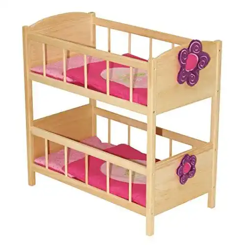Puppenbett roba Puppenetagenbett Serie „Happy Fee“, Holz