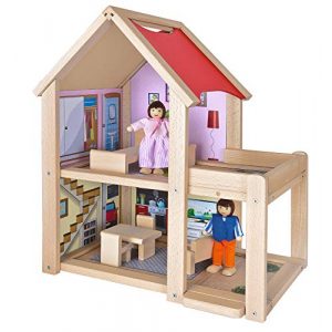 Puppenhaus Holz Eichhorn 100002501 – Puppenhaus fertig montiert