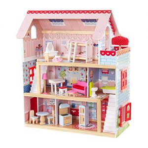 Puppenhaus KidKraft 65054 Chelsea aus Holz mit Möbeln