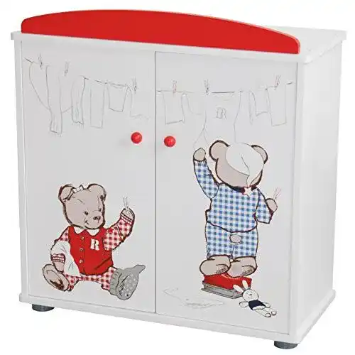 Puppenschrank roba Puppenkleiderschrank Serie „Teddy College”