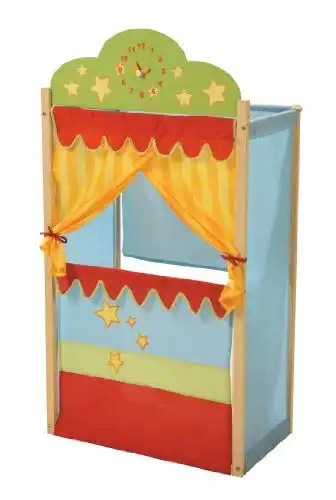 Puppentheater roba Kasperletheater, mit Uhr, Stand-Kaspertheater