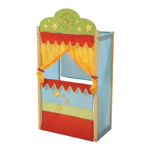 Puppentheater roba Kasperletheater, mit Uhr, Stand-Kaspertheater