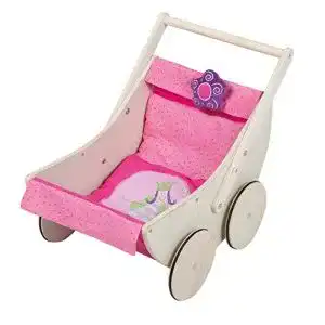 Puppenwagen Holz roba Puppenwagen ‘Happy Fee’, inkl. textil